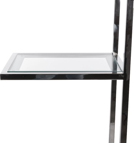 Rek Fenton 110x36x220cm zilver Helder Glas