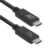 ACT Thunderbolt 4 Kabel | USB4® 40Gbps | C male - C male | USB-IF gecertificeerd | 80 cm | AC7451
