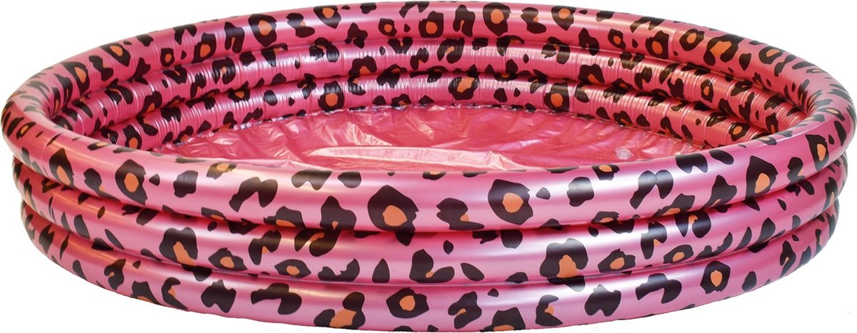 Swim Essentials - Kinder Zwembad - Ø 150 cm - Rosé/Goud Panterprint Kinder Zwembad Ø 150 cm — afbeelding 10