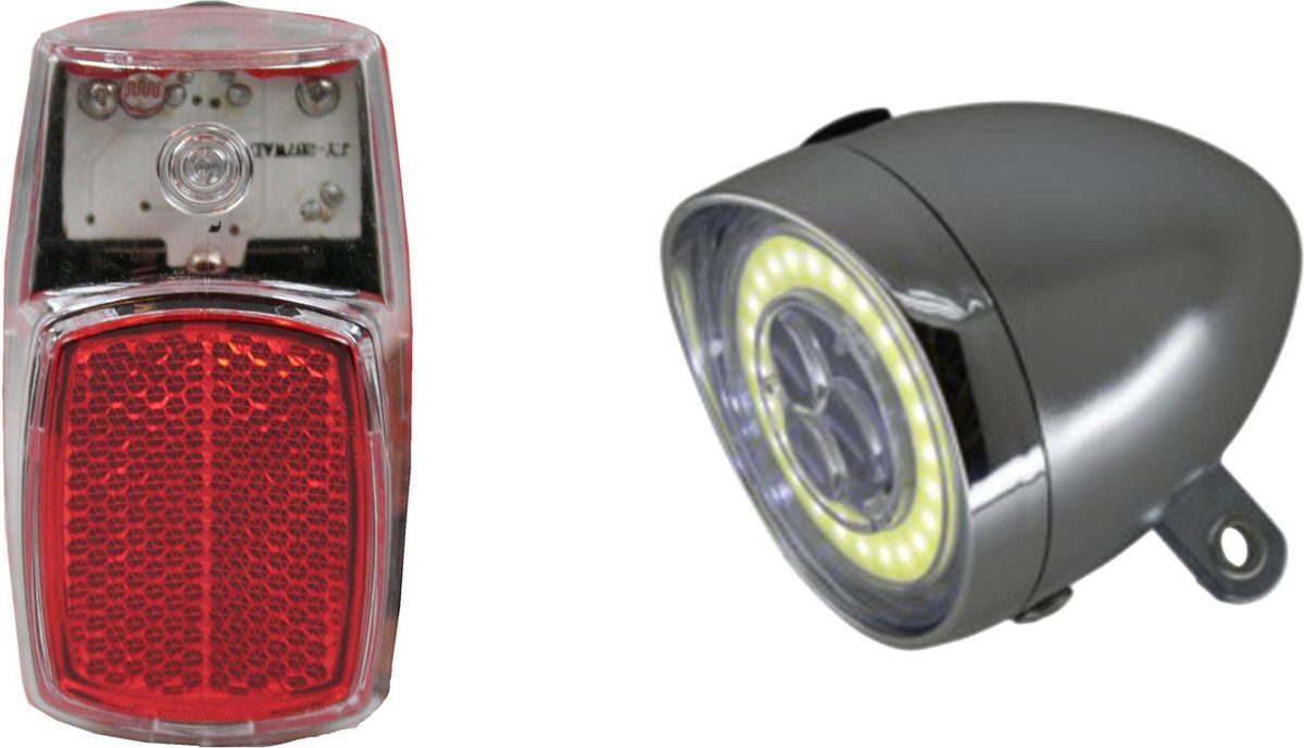 Benson Fietsverlichting set - voor/achterlicht fiets - LED