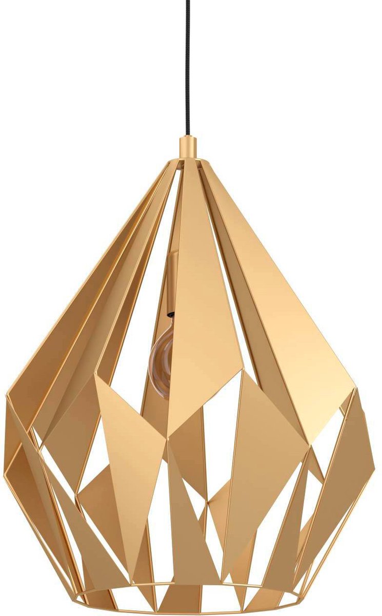 EGLO Carlton Hanglamp - E27 - Ø 385 cm - Goud