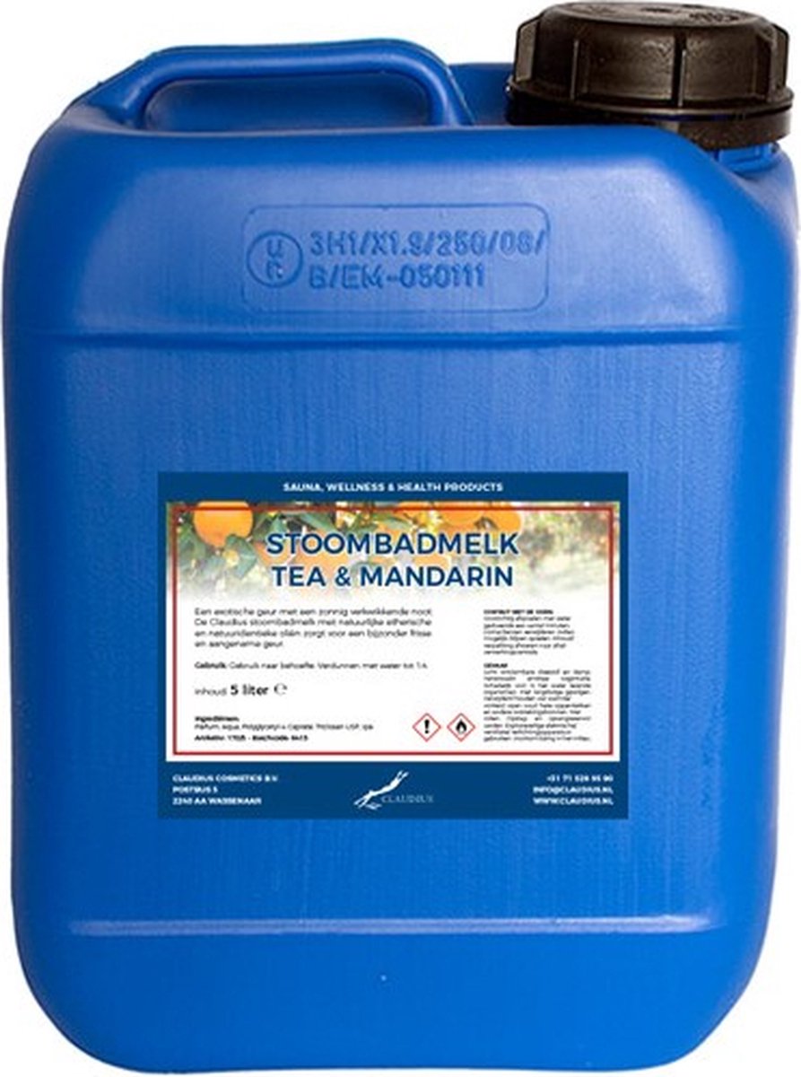 Goedkoopste Stoombadmelk Tea & Mandarin 5 liter