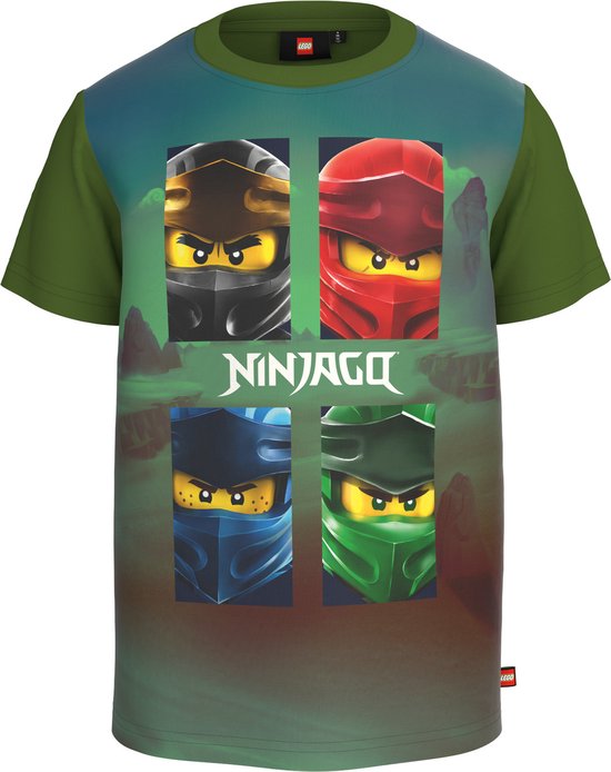 Lego Ninjago T-shirt vert Garçons Lwtaylor 120 - 146