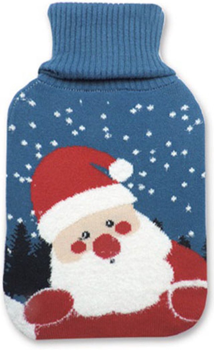 Vagabond Warmwaterkruik - 2 Liter - Natuurrubber- Santa Claus