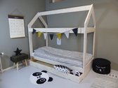 Rockwood® Montessori Huisjesbed Bedhuisje Lief White met lattenbodem