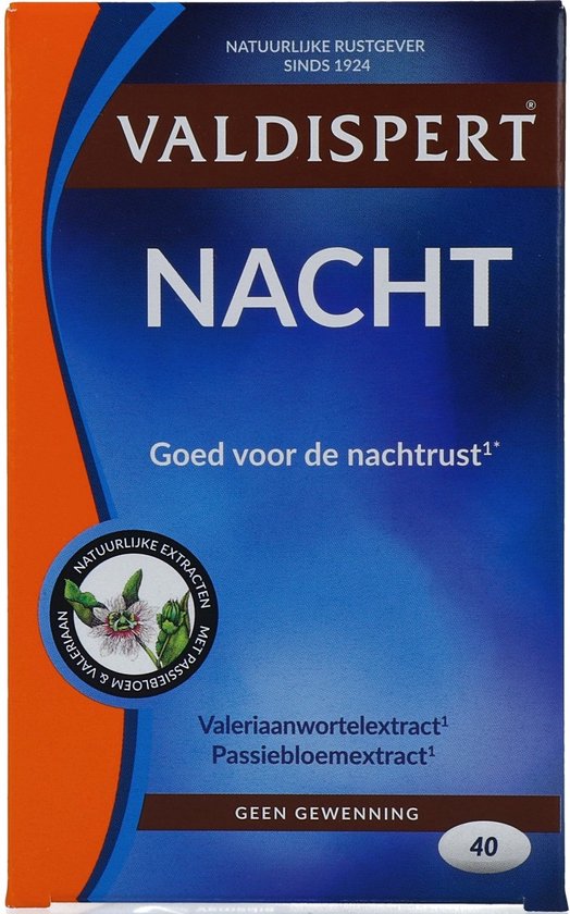 Valdispert Nacht - Natuurlijke rustgever- 40 tabletten