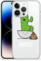 Beschermhoesje Geschikt voor iPhone 14 Pro Max Smartphone hoesje Cactus Poo