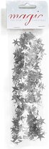 Guirlande de Noël argent 750cm - Guirlande feuille lametta - Décorations pour sapin de Noël argent
