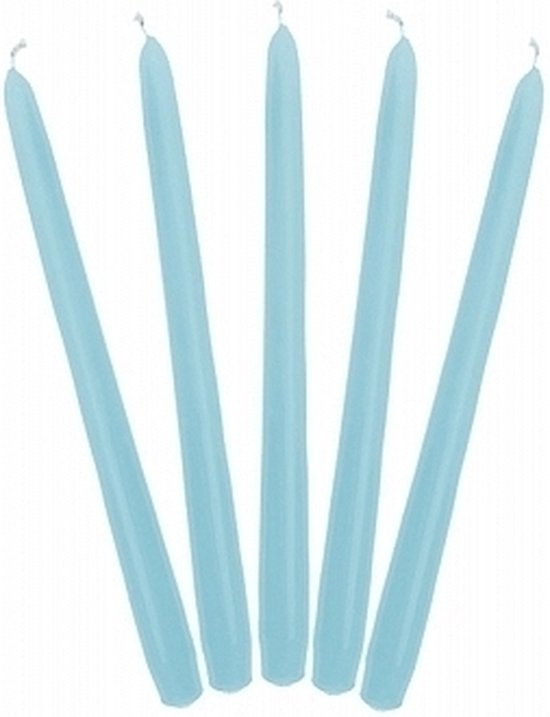 Bougies bleu clair 24 cm | bol