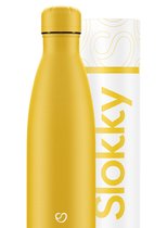 Slokky - Matte Yellow Thermosfles & Dop - 500ml