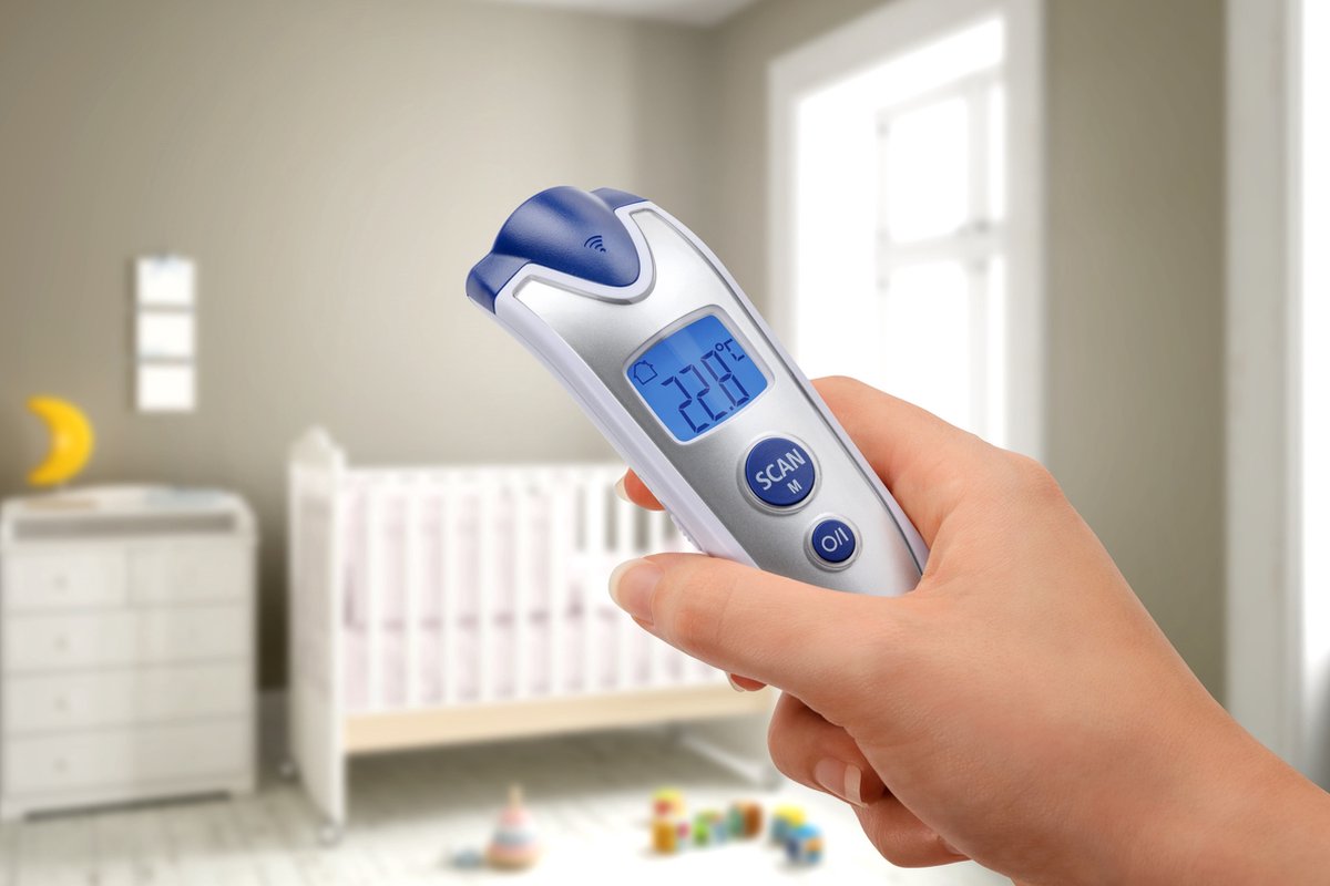 Veroval Baby 3-in-1 infrarood koortsthermometer - contactloze meting - voor het hele gezin — cadeau in Cadeau-ideeën - foto 6