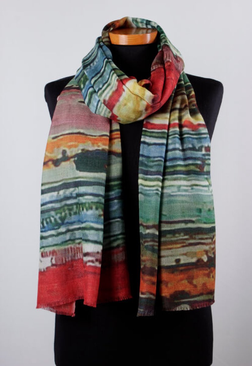 Cashmere sjaal Herfst - Luxe sjaal - 75 x 200 cm