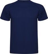 T-shirt sport unisexe Blauw foncé manches courtes marque MonteCarlo Roly taille M