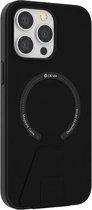 Hoesje geschikt voor Apple iPhone 14 - Devia Magnetische Case - Back Cover met Standfunctie & Oplaadfuncties - Zwart