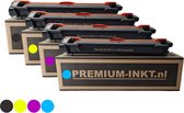 Premium-inkt.nl MULTIPACK Geschikt voor Canon 731/C131/C331/C731 Zwart Geel Magenta Cyaan Toner Met Chip