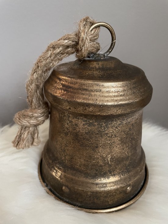 Kerst klok metaal goud kerstklok decoratie klok