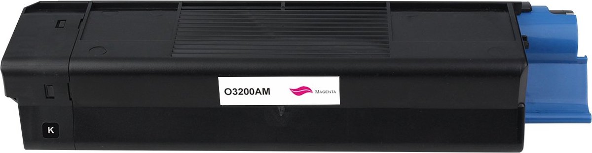 Oki 43034806 Toner Cartridge Magenta 1500 Pagina's - Huismerk Compatible - C3200 C3200N Okidata - 43034806 compatible 43034806 alternatief - Oki inktcartridge