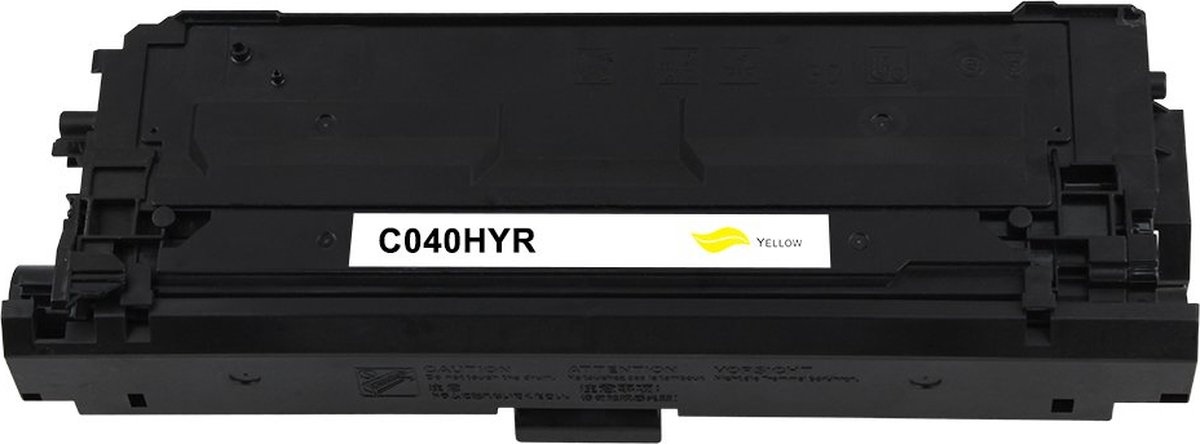 Canon 0454C001 - Toner Geel - 5400 pagina's - Huismerk Compatible - Geschikt voor Canon Color imageCLASS LBP712Cdn Canon i-Sensys LBP710CX Canon i-Sensys LBP712CX - 040Y C040YR alternatief - Canon inktcartridge