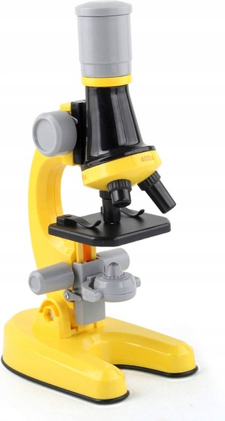 Playos® - Microscope pour Enfants - Jaune - jusqu'à x1200 - Siècle des  Lumières LED 