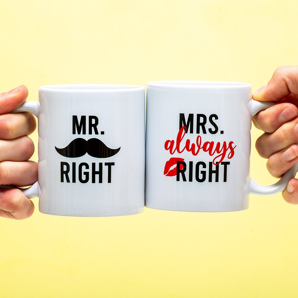 Nutcrackers Mok Mr Right & Mrs Always Right (set Van 2)