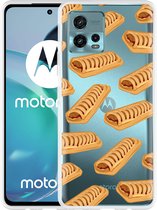 Motorola Moto G72 Hoesje Frikandelbroodjes - Designed by Cazy