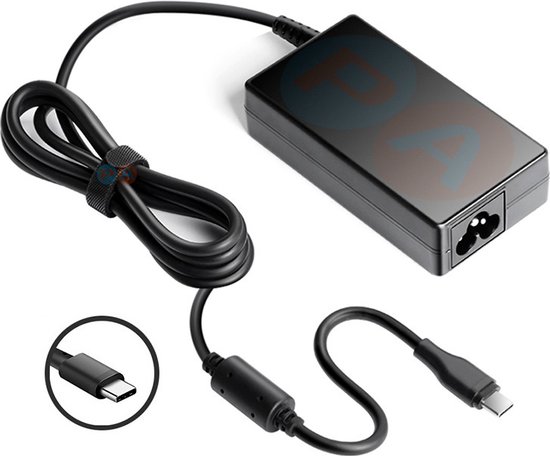 Adaptateur USB-C 65W pour ordinateur portable Type-C (15V-4.33A) pour HP  EliteBook
