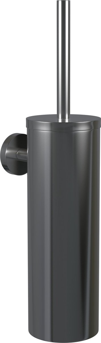 Waal® Toiletborstel met houder - Wc borstel houder - RVS - Hangend - Zilver