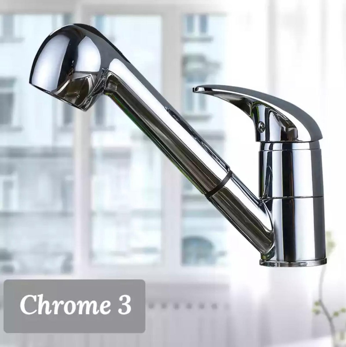 Crome Keukenkraan Uittrekbare douchekop douchekraan voor huisdier