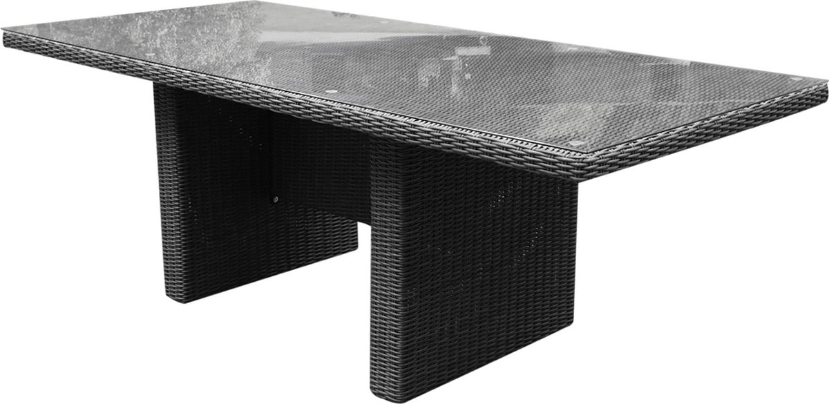 Menorca dining tuintafel 220x100xH75 cm antraciet
