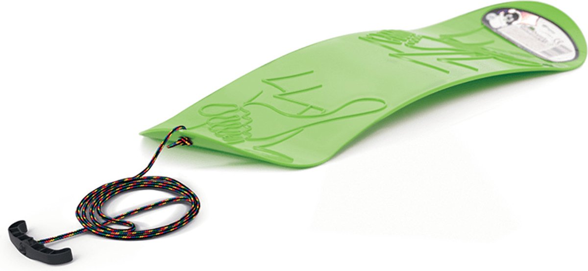 Prosperplast – Speelgoed-snowboard met koord- slee – Groen