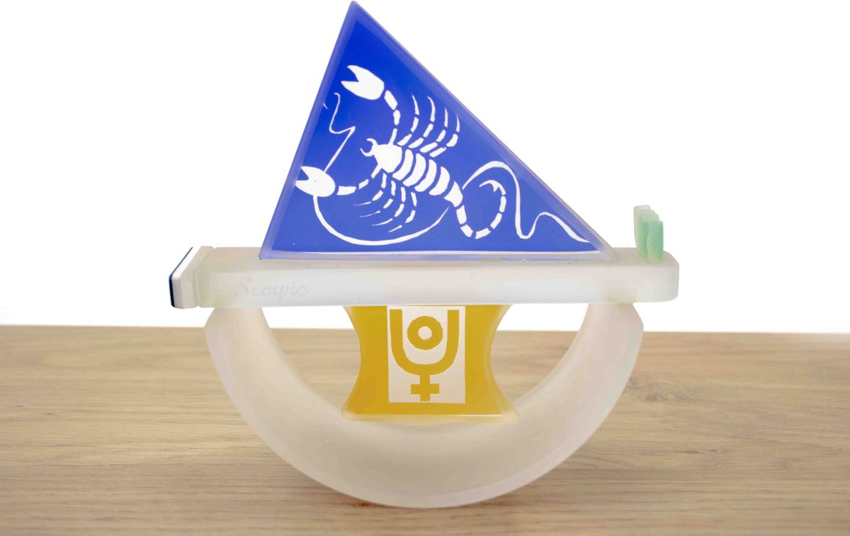 Loranto Sterrenbeeld Schorpioen glazen object