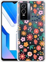 Vivo Y76 Hoesje Always have flowers - Designed by Cazy