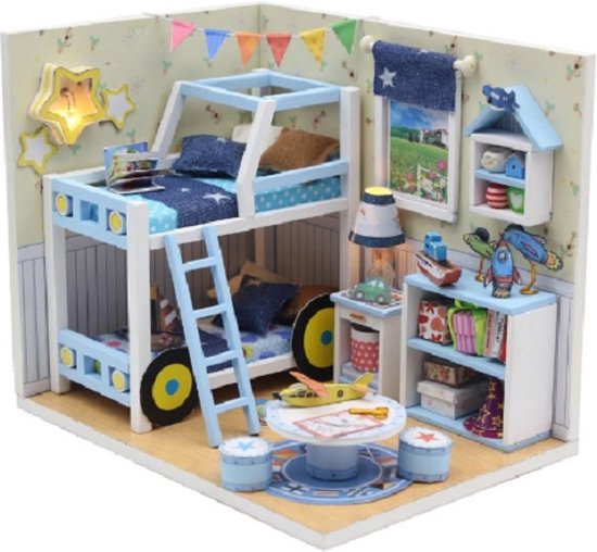 Miniatuurhuisje - bouwpakket - Miniature huisje - Diy dollhouse - Charles's Room