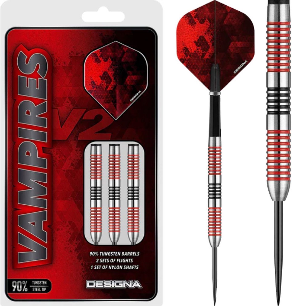 Designa Darts Vampires V2 Black & Red M2 21 gram