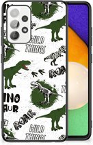 Dierenprint Telefoonhoesje geschikt voor Samsung Galaxy A52 | A52s (5G/4G) Dinosaurus