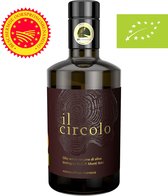 il circolo - Bio Olijfolie Extra Vierge - Moresca Olijven - Premium D.O.P. Kwaliteit - 100% Siciliaans - 500 ml