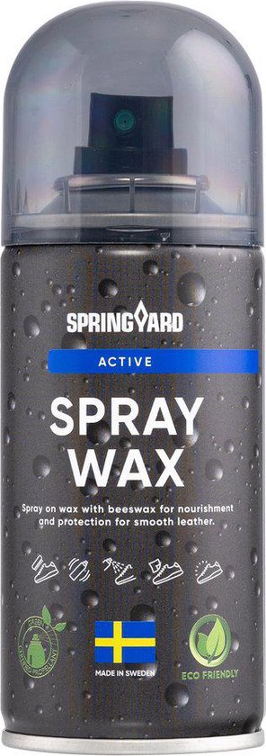 grens biografie Voorkomen Springyard Active Spray Wax - Snelle schoen wax gemaakt in Zweden - voor  glad leer -... | bol.com