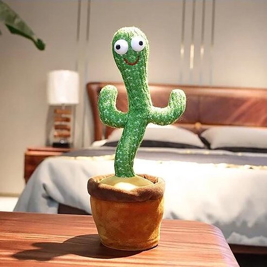 Jouet en peluche chant électrique et cactus dansant bébé