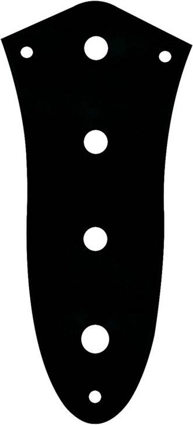 Plaque de contrôle pour basse électrique J- Bass Boston CP-JB-AB noir brillant