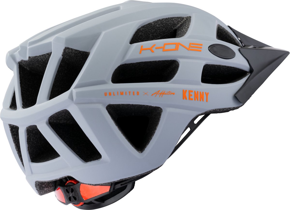 Fietshelm K-One Helmet Grey Orange 2023 L/XL