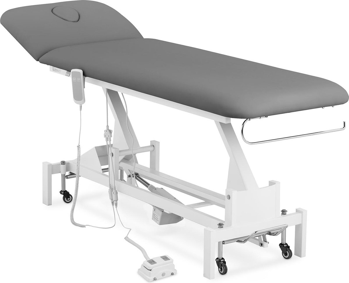 Goedkoopste physa - Massagetafel - 1 motor - 200 kg - Grijs/Wit