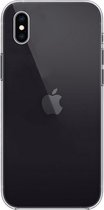 Hoesje Geschikt voor iPhone Xs Hoesje Siliconen Cover Case - Hoes Geschikt voor iPhone Xs Hoes Back Case - Transparant