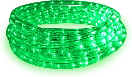 Tot ziens Frank Persoon belast met sportgame LED Lichtslang 10 meter | Groen | 36 leds per meter - Lichtsnoer voor  buiten | bol.com