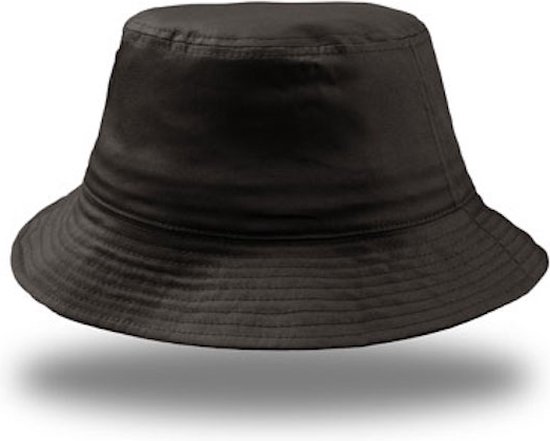 Atlantis 'Bucket Cotton Hat' Zwart