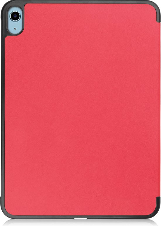 iPad 10 2022 Cover Case Hard Cover - iPad 10 Case Bookcase - Rouge