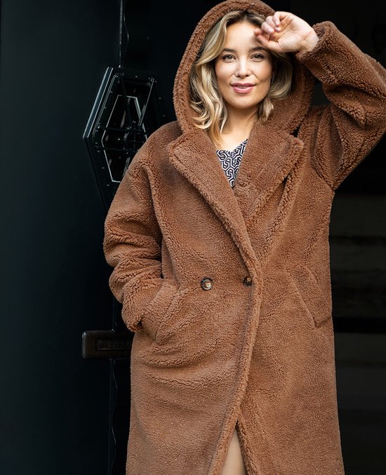 Manteau marron Je m'appelle - Femme - Taille Unique SML - 1 taille  disponible | bol.com
