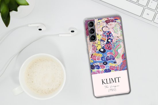 Coque Samsung Galaxy S21 - Peinture - Art Nouveau - Gustav Klimt - Siliconen - Sinterklaas - Noël - Cadeaux - Chaussures Cadeaux