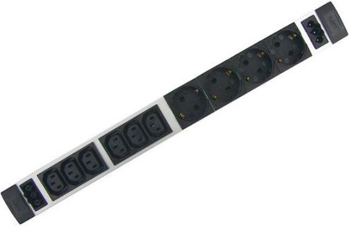 Plenty PLA435-6-4GST Prolink PDU Stekkerdoos met 4x Type F en 6x C13