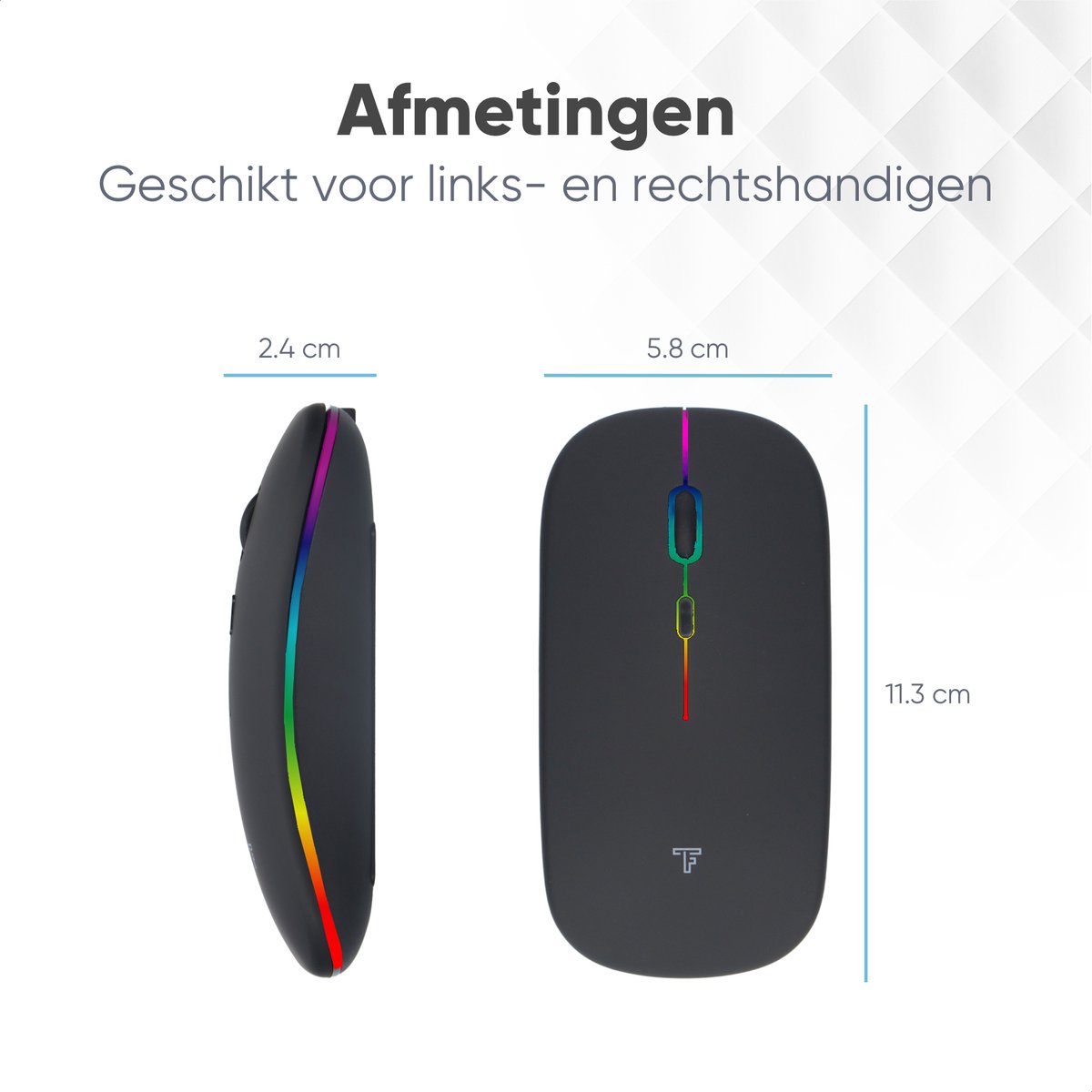 Uineer Ergonomische draadloze muis, Bluetooth verticale muis met BT5.0/4.0/2.4G, oplaadbaar met batterij-indicator, ergonomisch ontwerp voor comfort en verminderde polsbelasting voor thuis Uineer Ergonomische draadloze muis, Bluetooth verticale muis met BT5.0/4.0/2.4G, oplaadbaar met batterij-indicator, ergonomisch ontwerp voor comfort en verminderde polsbelasting voor thuis