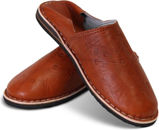 Babouches Marocaines Homme Marron